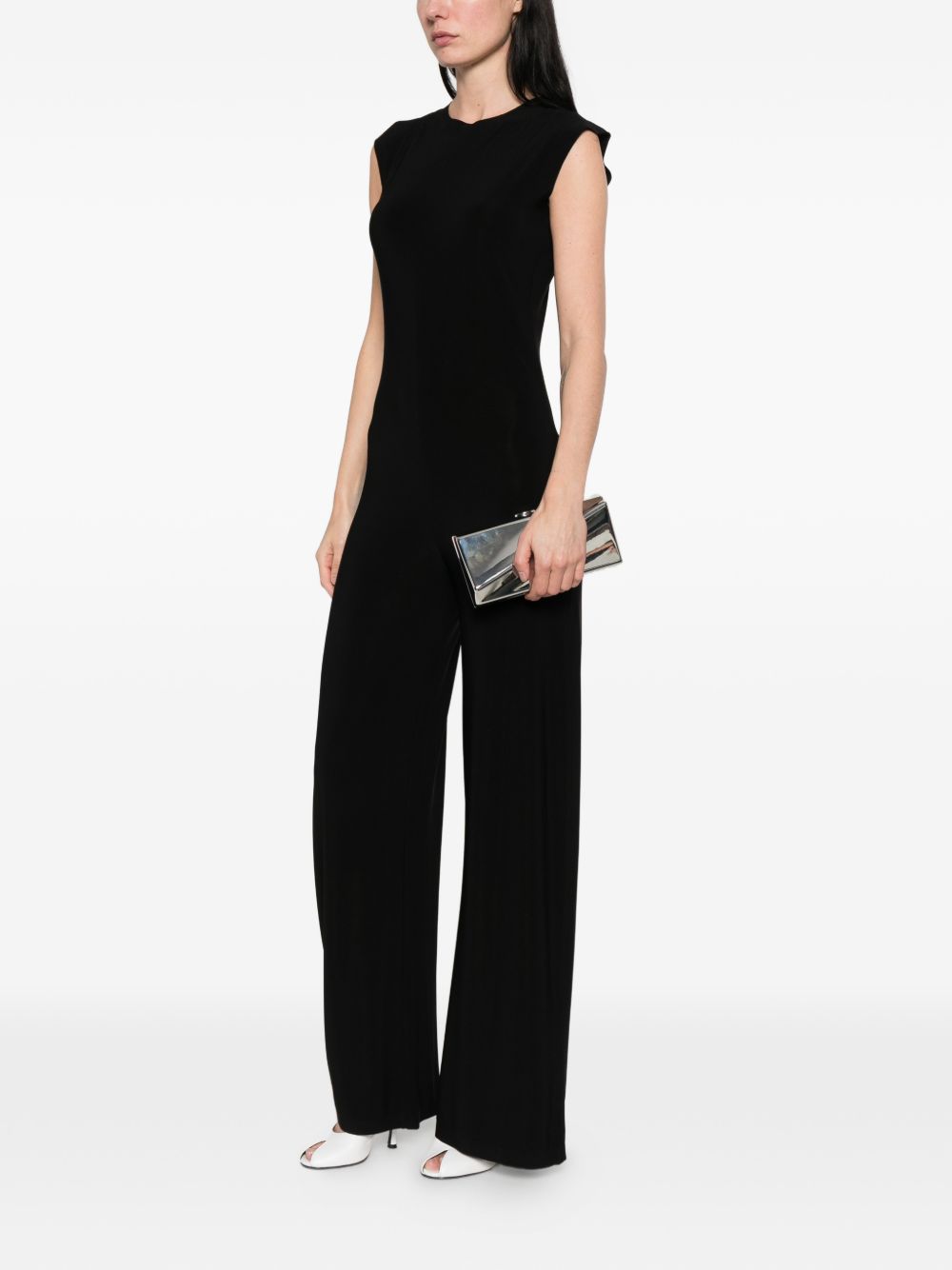 NORMA KAMALI SLEEVELESS JUMPSUIT