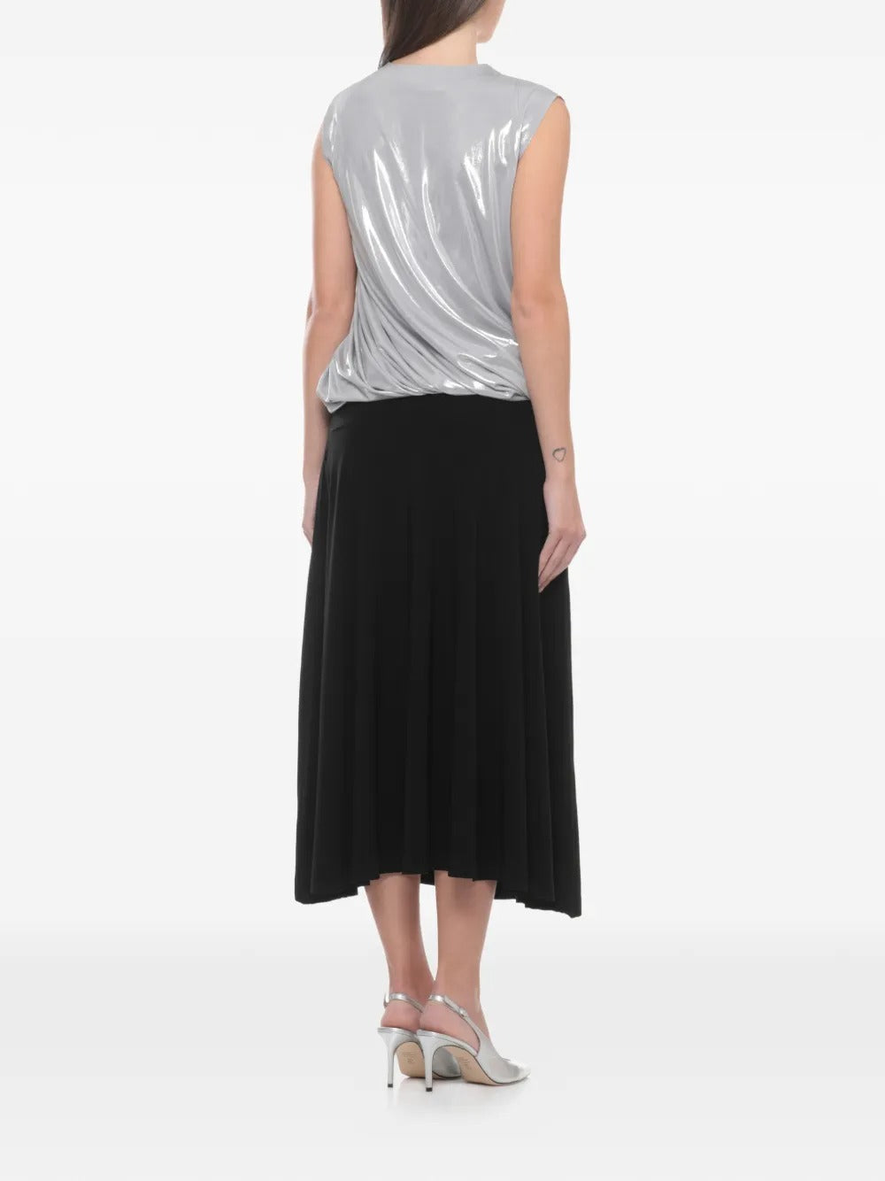 NORMA KAMALI SLEEVELESS TWIST TOP