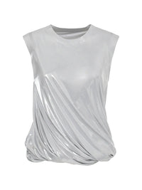 NORMA KAMALI SLEEVELESS TWIST TOP