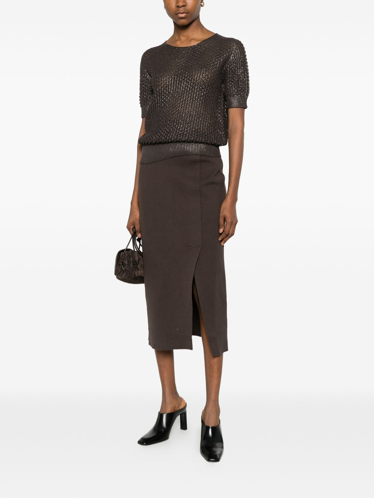 AROVESCIO MIDI SKIRT
