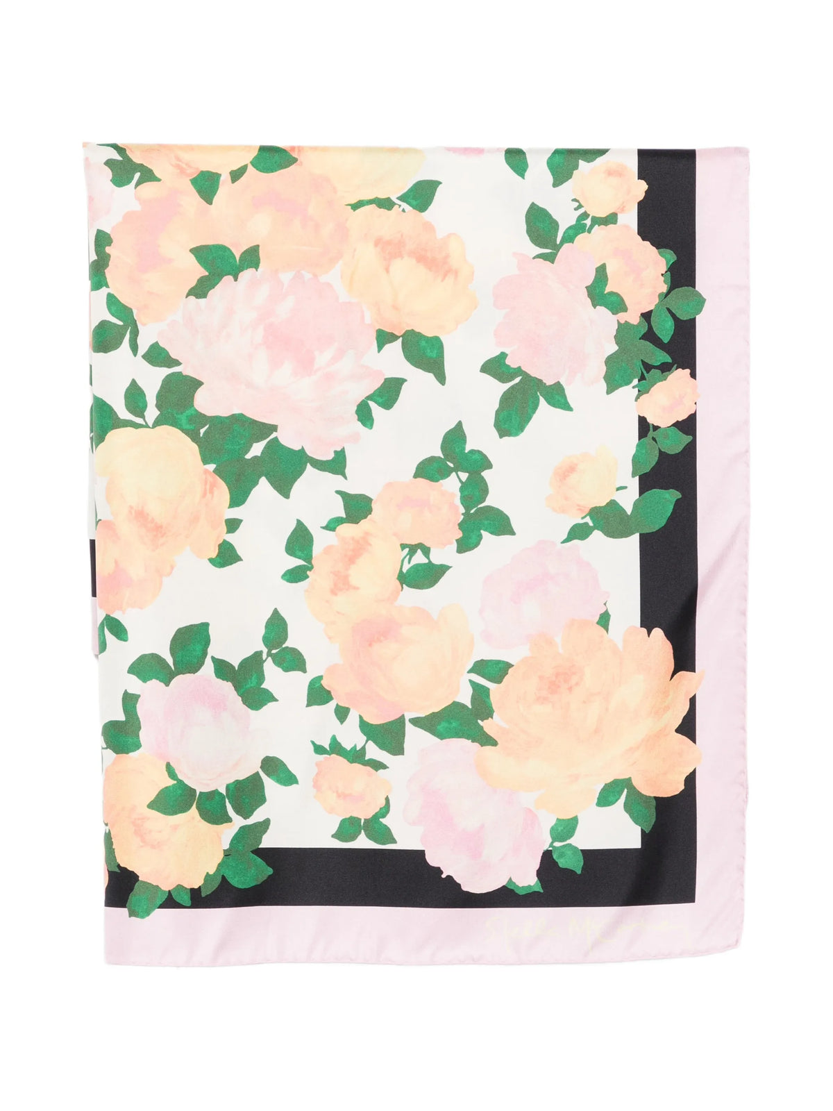 STELLA MC CARTNEY FLORAL SCARF