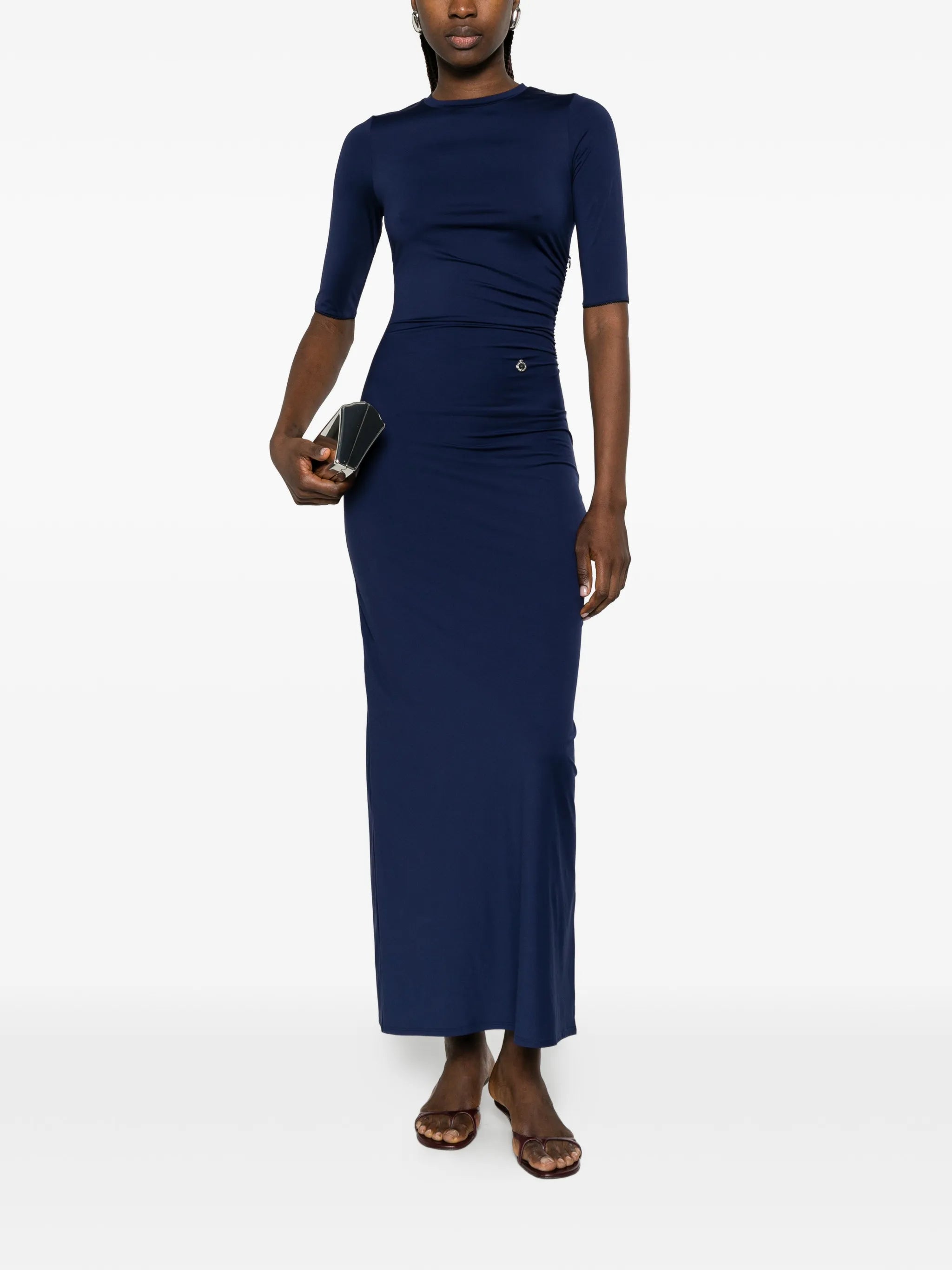 STELLA MC CARTNEY FLUID JERSEY LONG DRESS