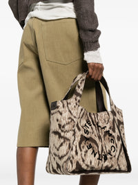 STELLA MC CARTNEY LOGO CROSSBODY TOTE BAG CLOUDE
