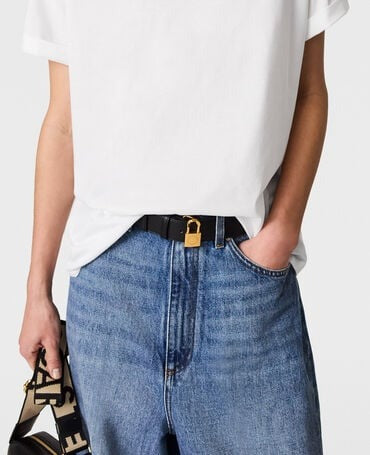 STELLA MC CARTNEY RYDER PADLOCK BELT