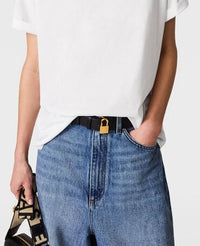 STELLA MC CARTNEY RYDER PADLOCK BELT