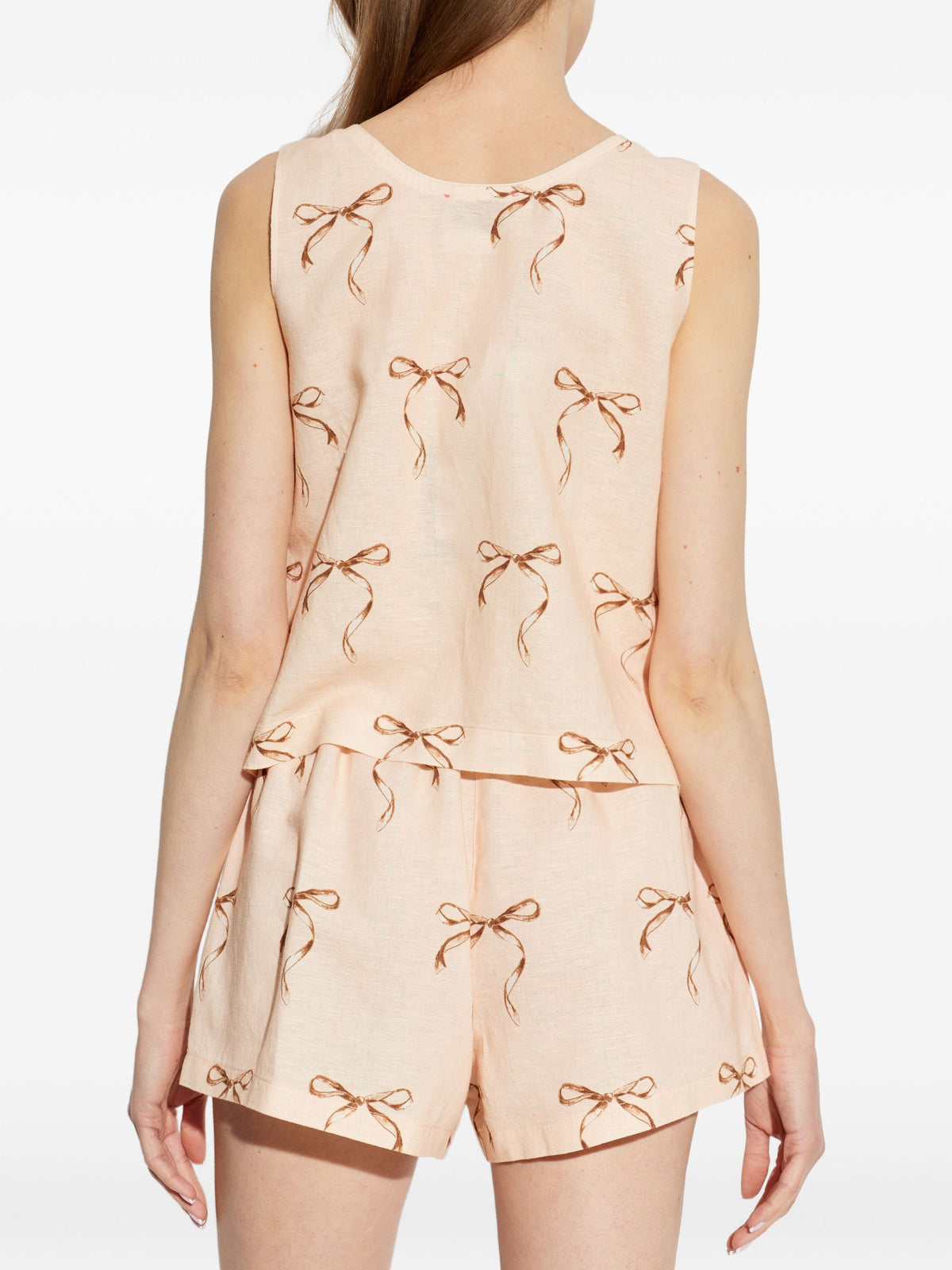 FORTE FORTE BOW PRINT TOP
