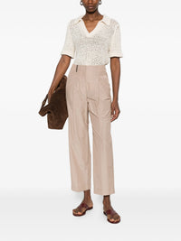 PESERICO SIGN PLEATED TROUSERS