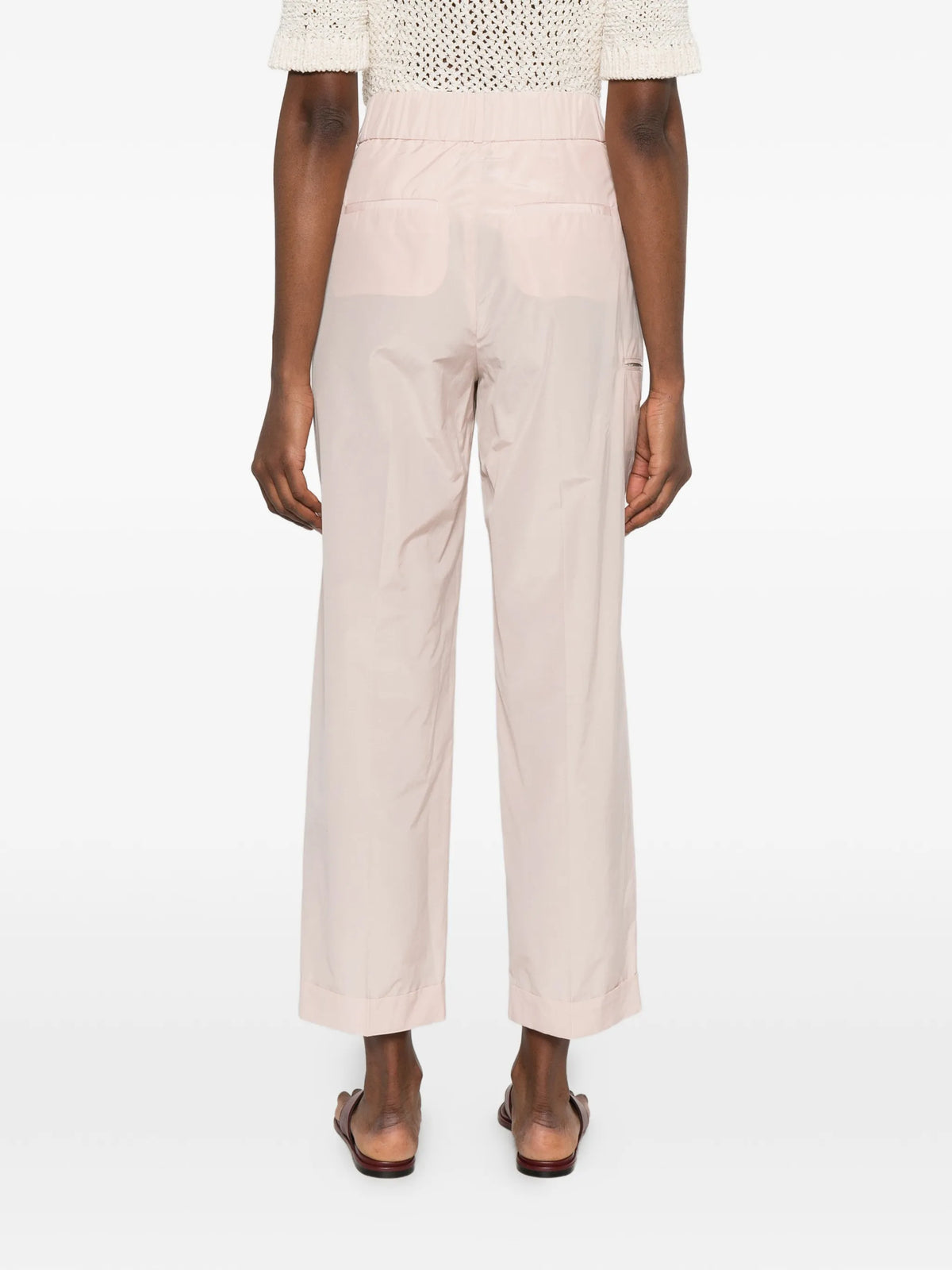 PESERICO SIGN PLEATED TROUSERS