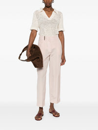 PESERICO SIGN PLEATED TROUSERS