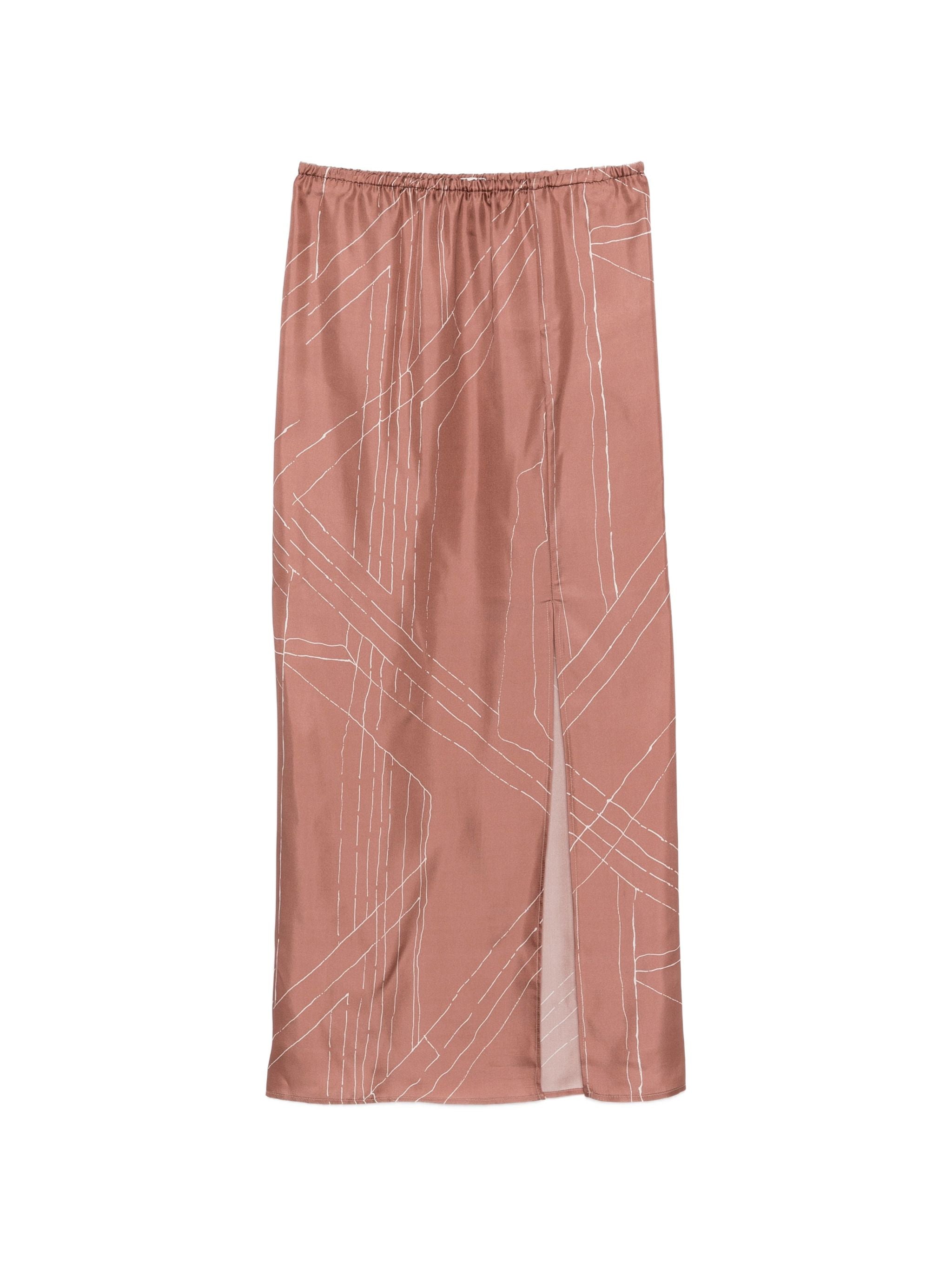 ALYSI SLIT SKIRT