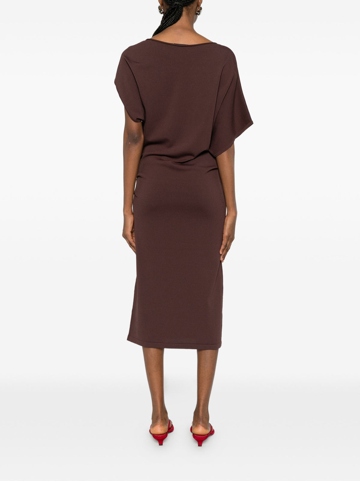 ALPHA STUDIO MIDI DRESS