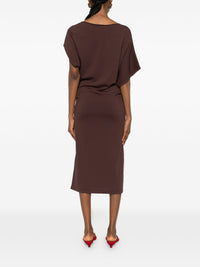 ALPHA STUDIO MIDI DRESS