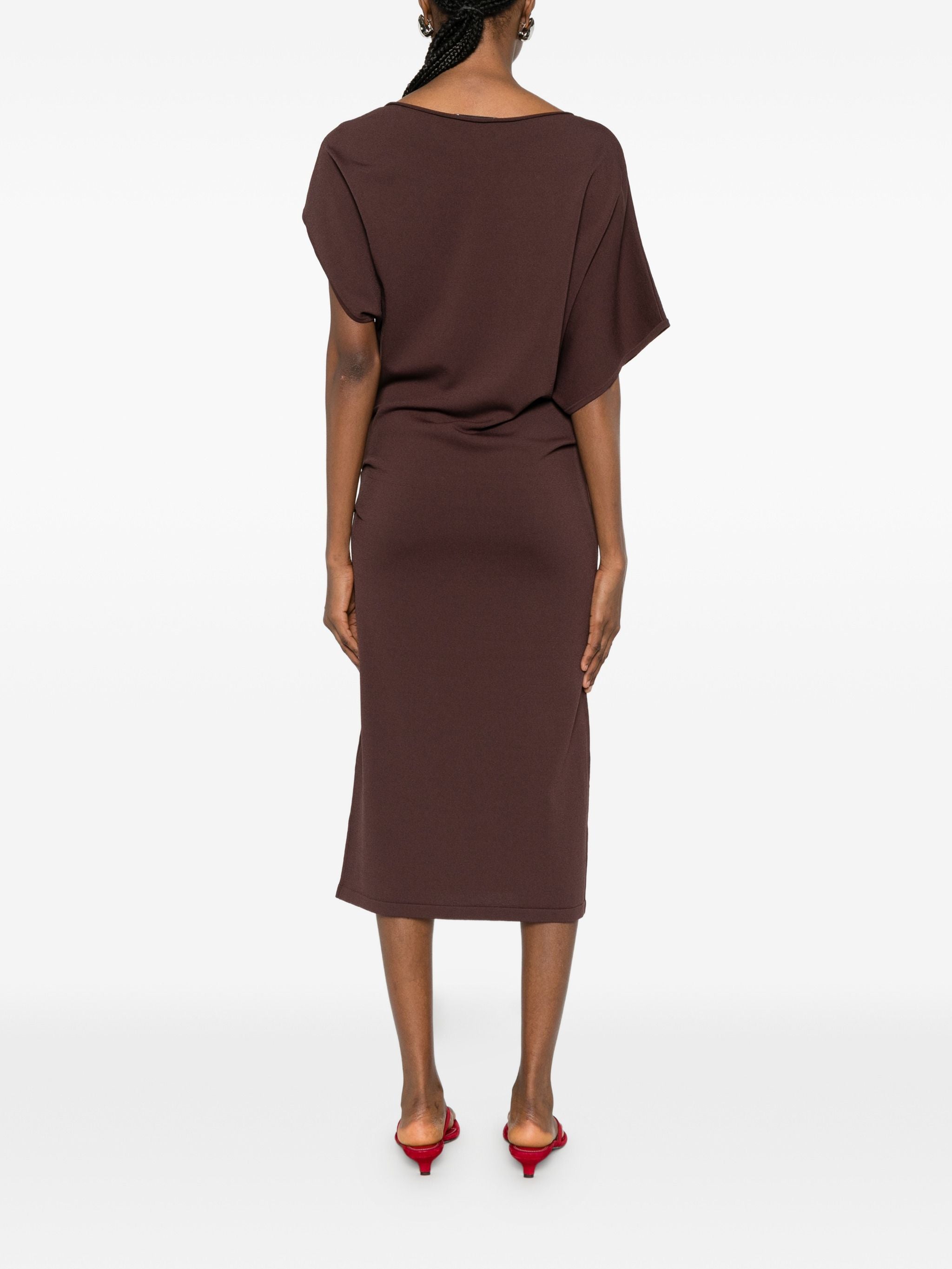 ALPHA STUDIO MIDI DRESS