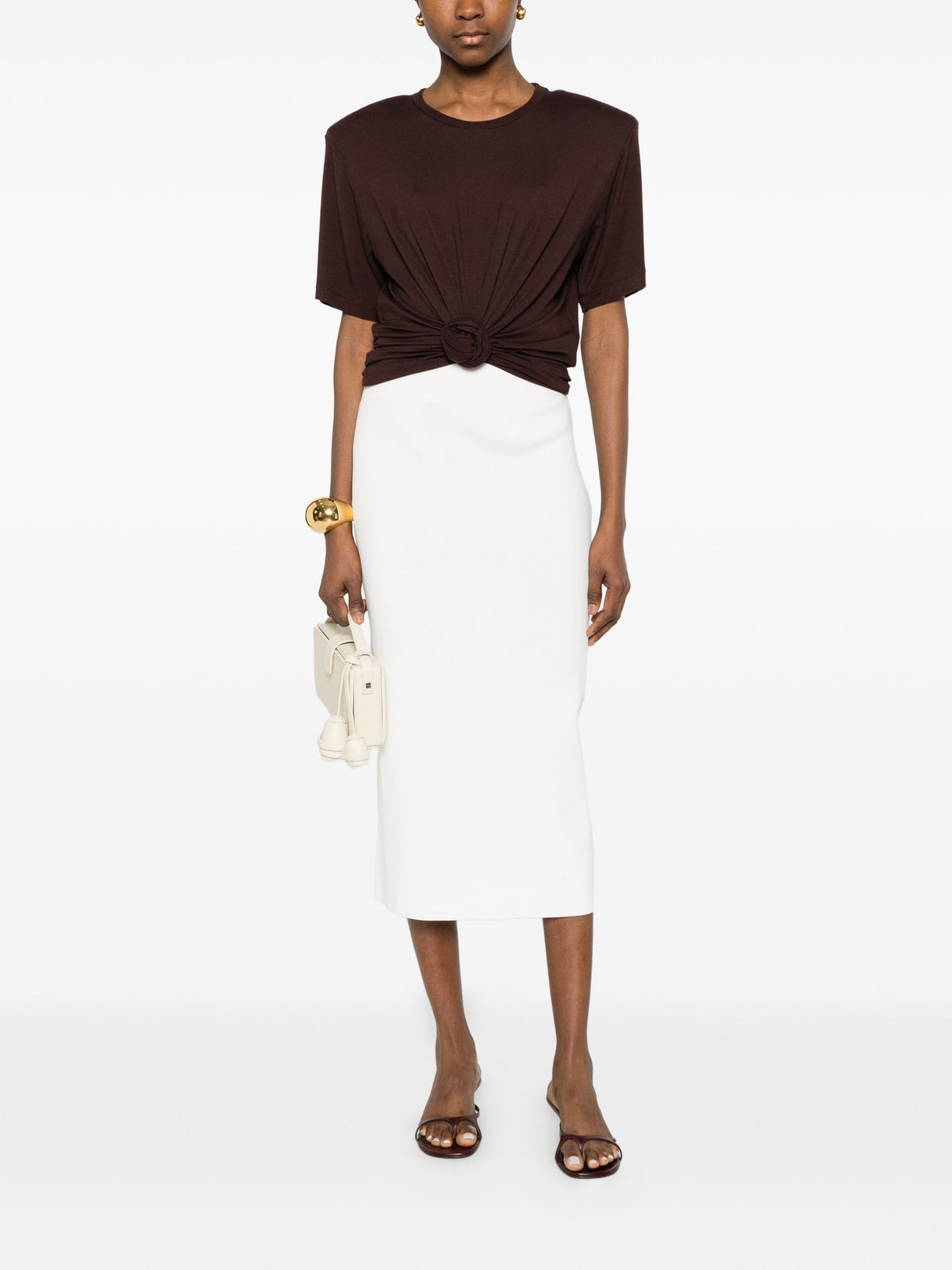 ALPHA STUDIO MIDI SKIRT