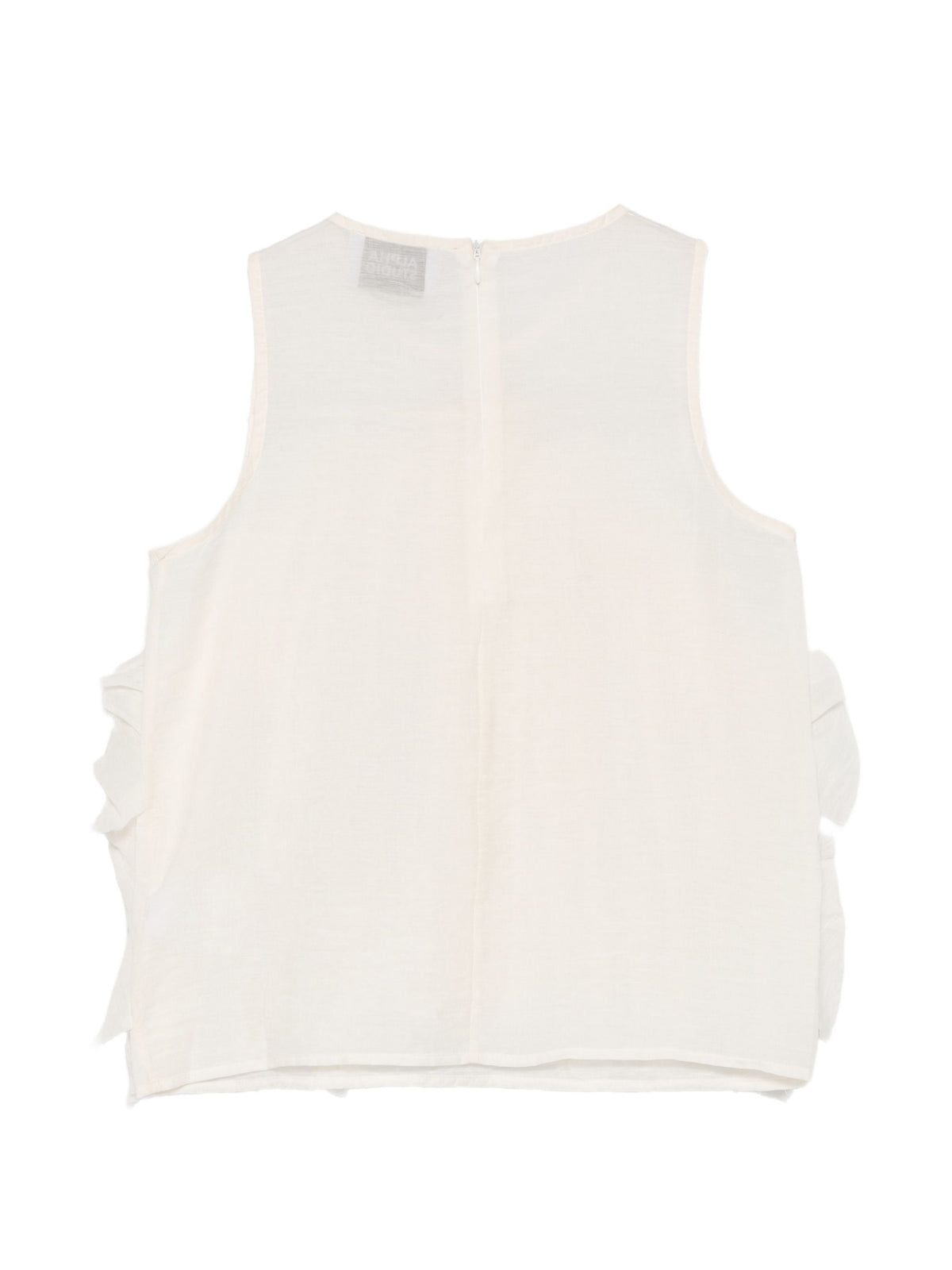 ALPHA STUDIO RUFFLED TOP