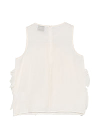 ALPHA STUDIO RUFFLED TOP