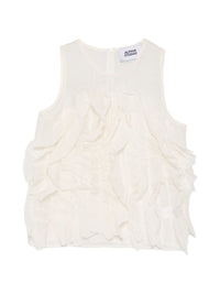 ALPHA STUDIO RUFFLED TOP