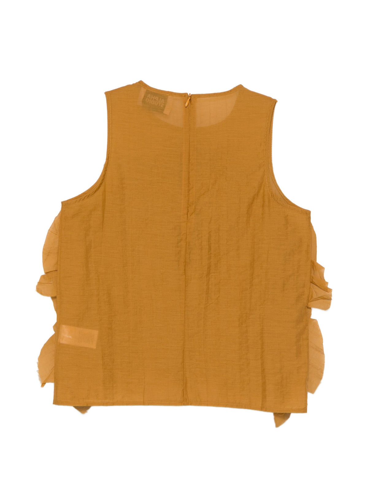 ALPHA STUDIO RUFFLED TOP
