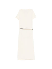 SEMICOUTURE BELTED DRESS