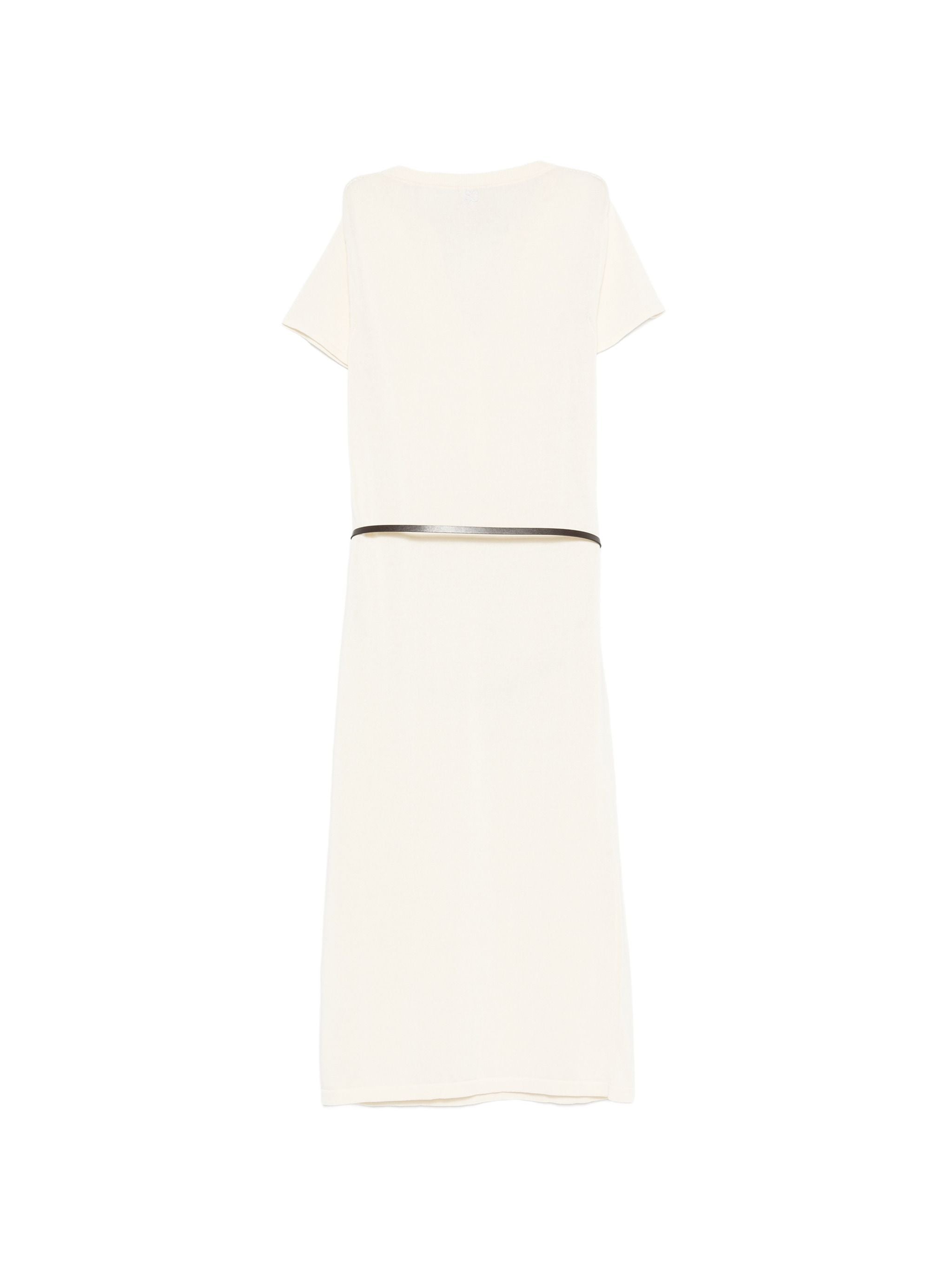SEMICOUTURE BELTED DRESS