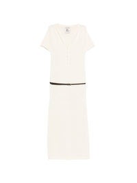 SEMICOUTURE BELTED DRESS