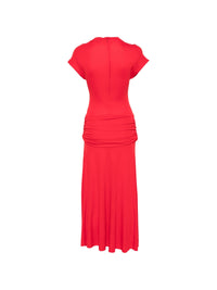 SEMICOUTURE DRAPED DRESS