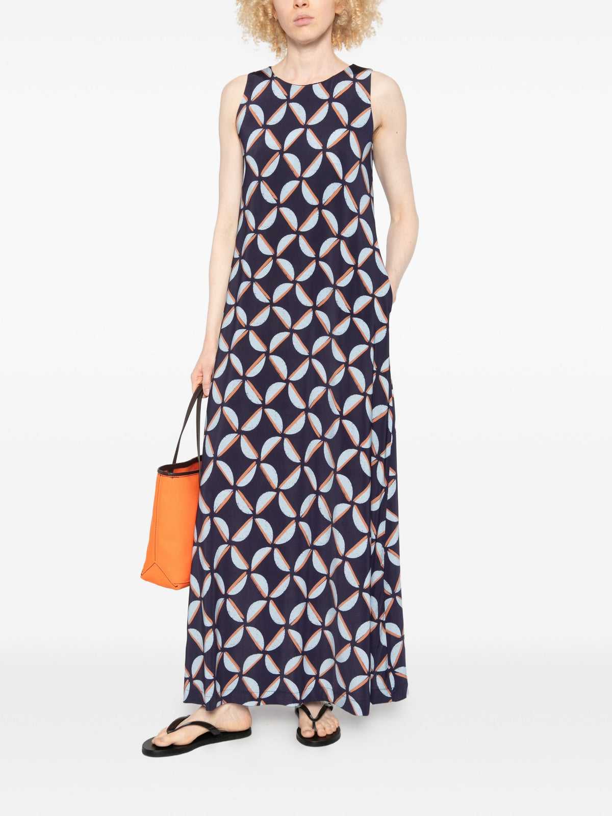 NIU GEOMETRIC MAXI DRESS