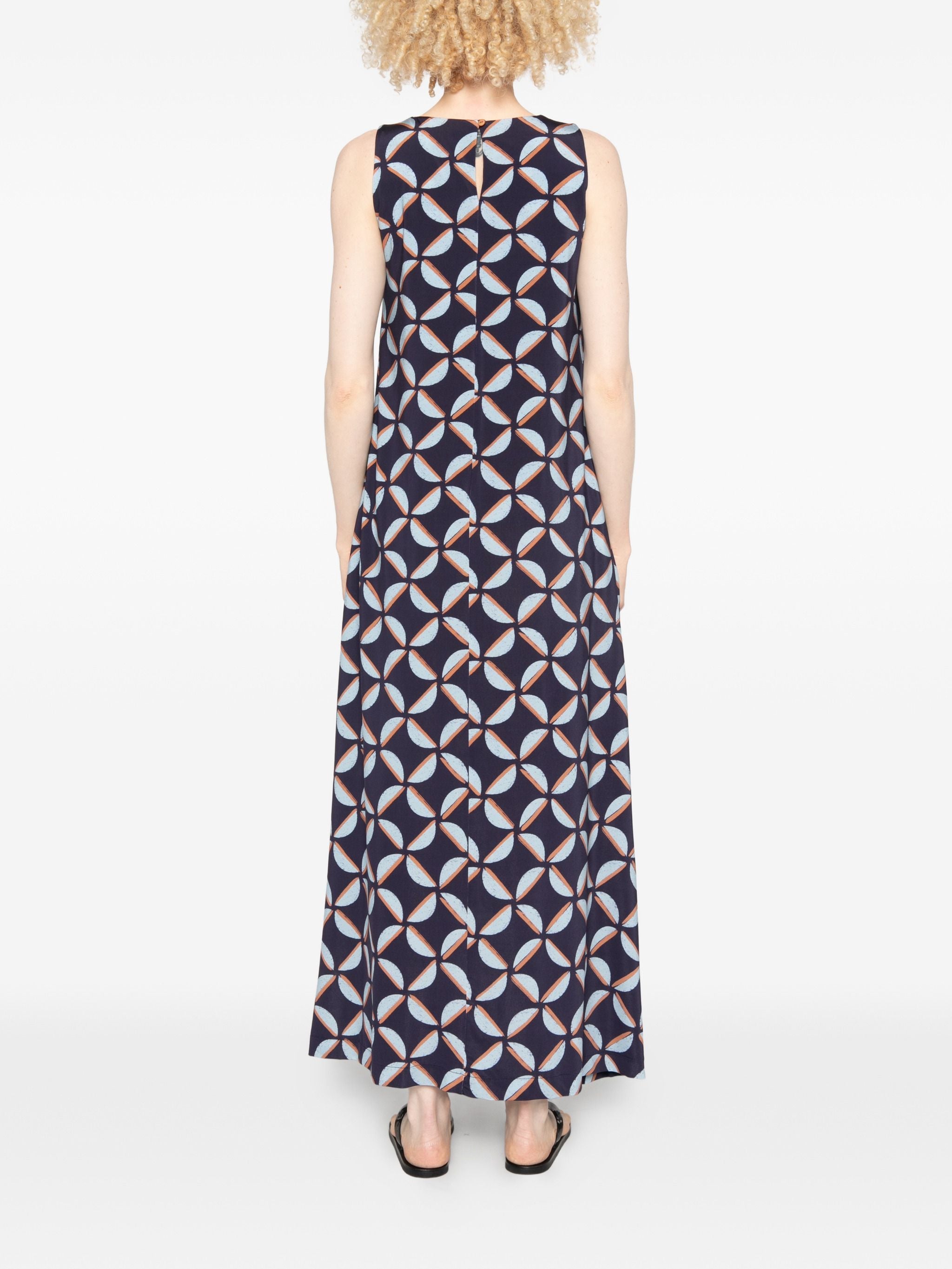 NIU GEOMETRIC MAXI DRESS