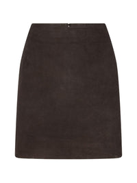 ROTATE SUEDE MINI SKIRT