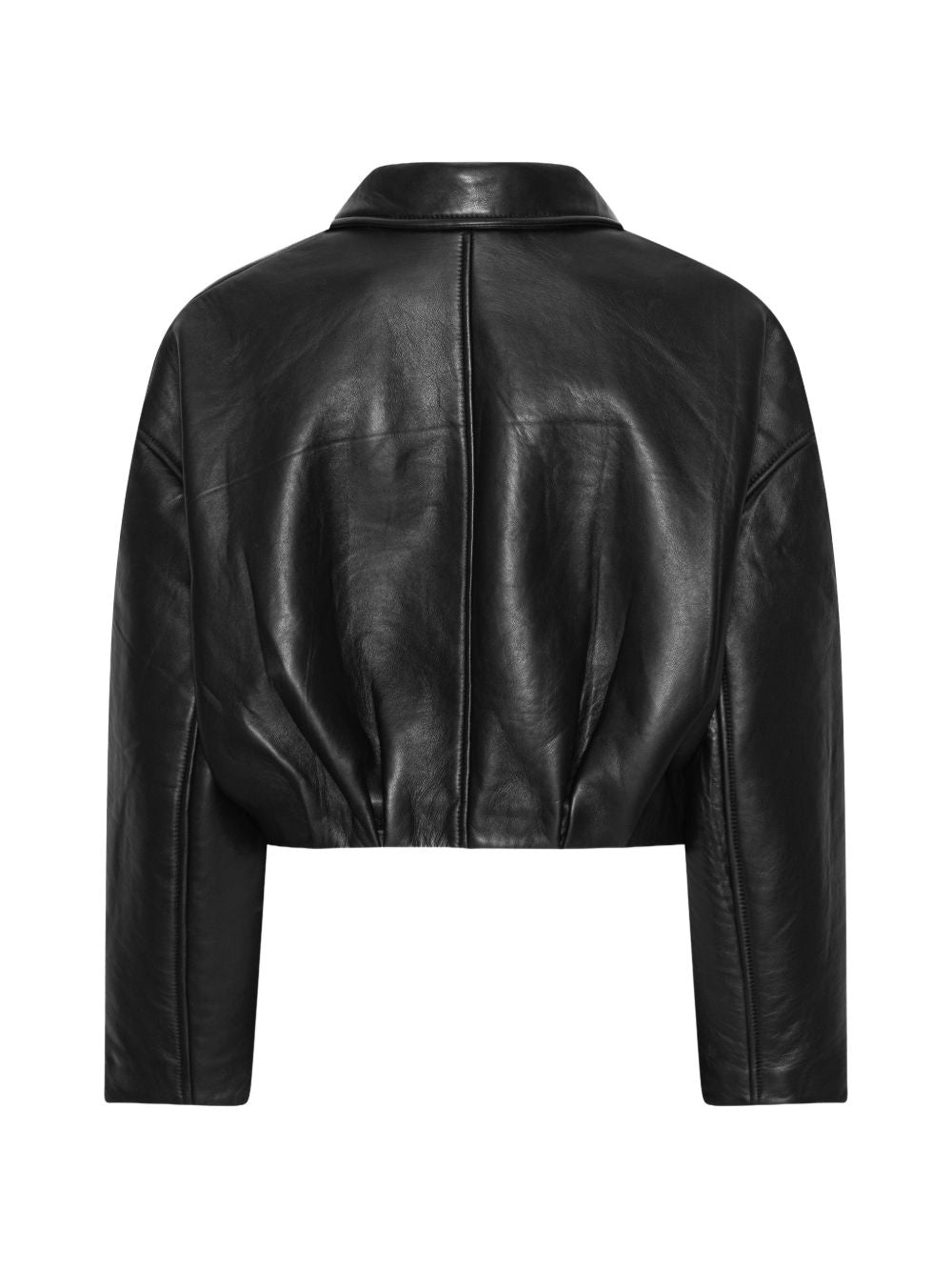 ROTATE BONDED LEATHER JACKET