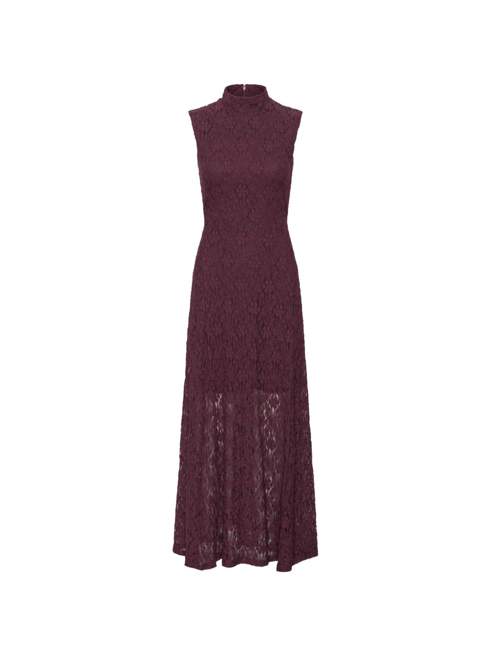 ROTATE LACE MAXI FLARED DRESS
