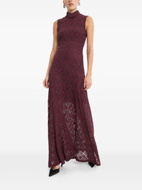 ROTATE LACE MAXI FLARED DRESS
