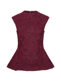 ROTATE FLOWER MESH TOP