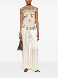 OTTODAME FLORAL SEQUIN TOP