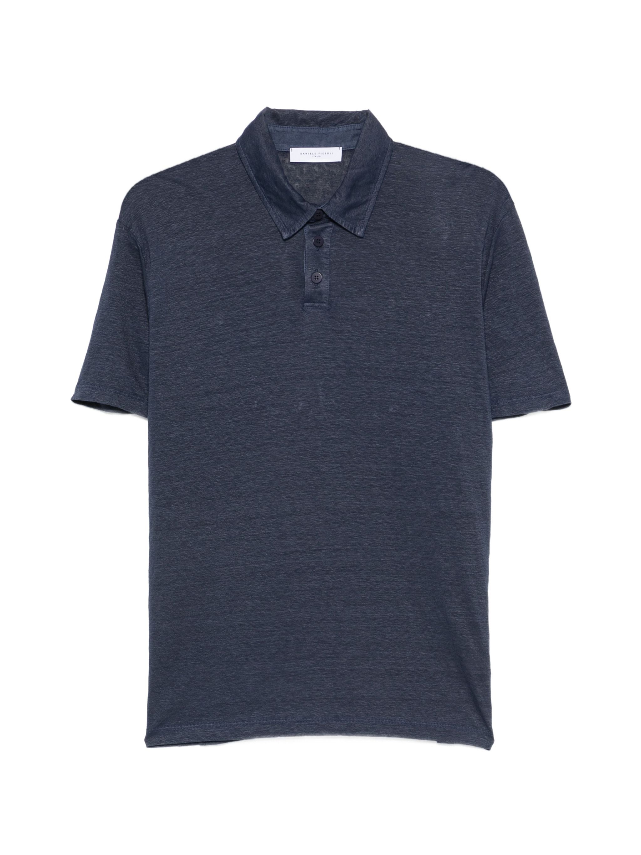 DANIELE FIESOLI LINEN POLO