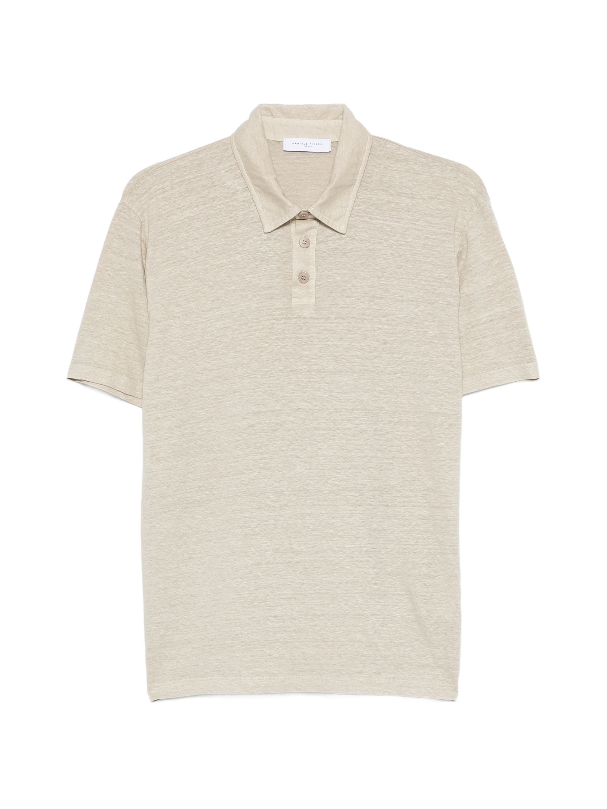 DANIELE FIESOLI LINEN POLO