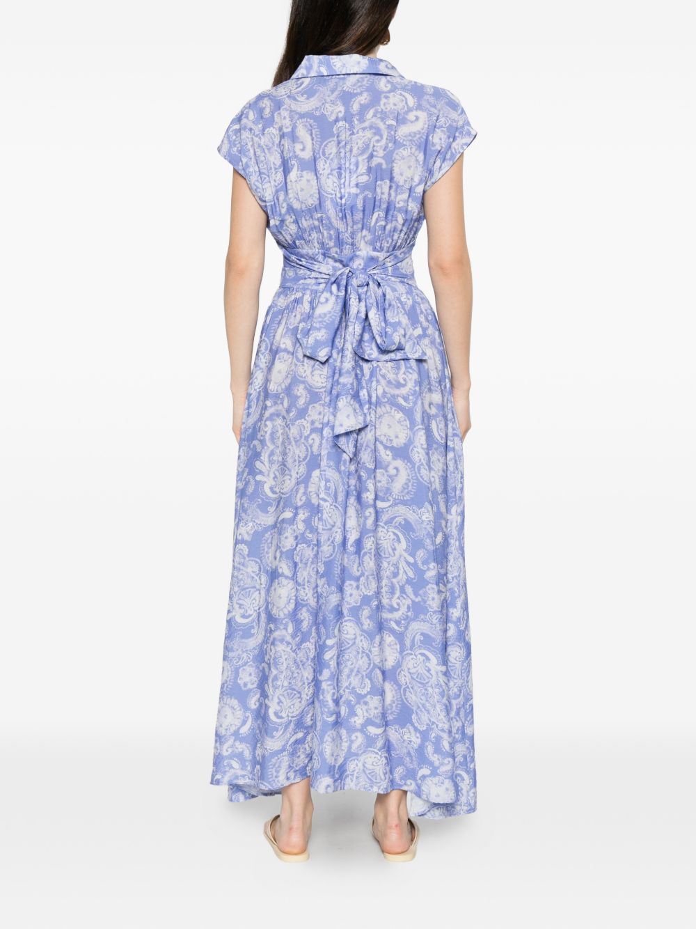 MAX & MOI PRINT LONG DRESS