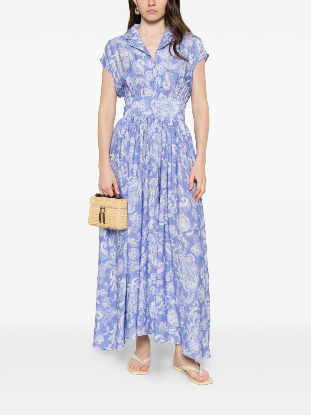 MAX & MOI PRINT LONG DRESS