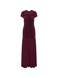 ROTATE GATHERED MAXI DRESS