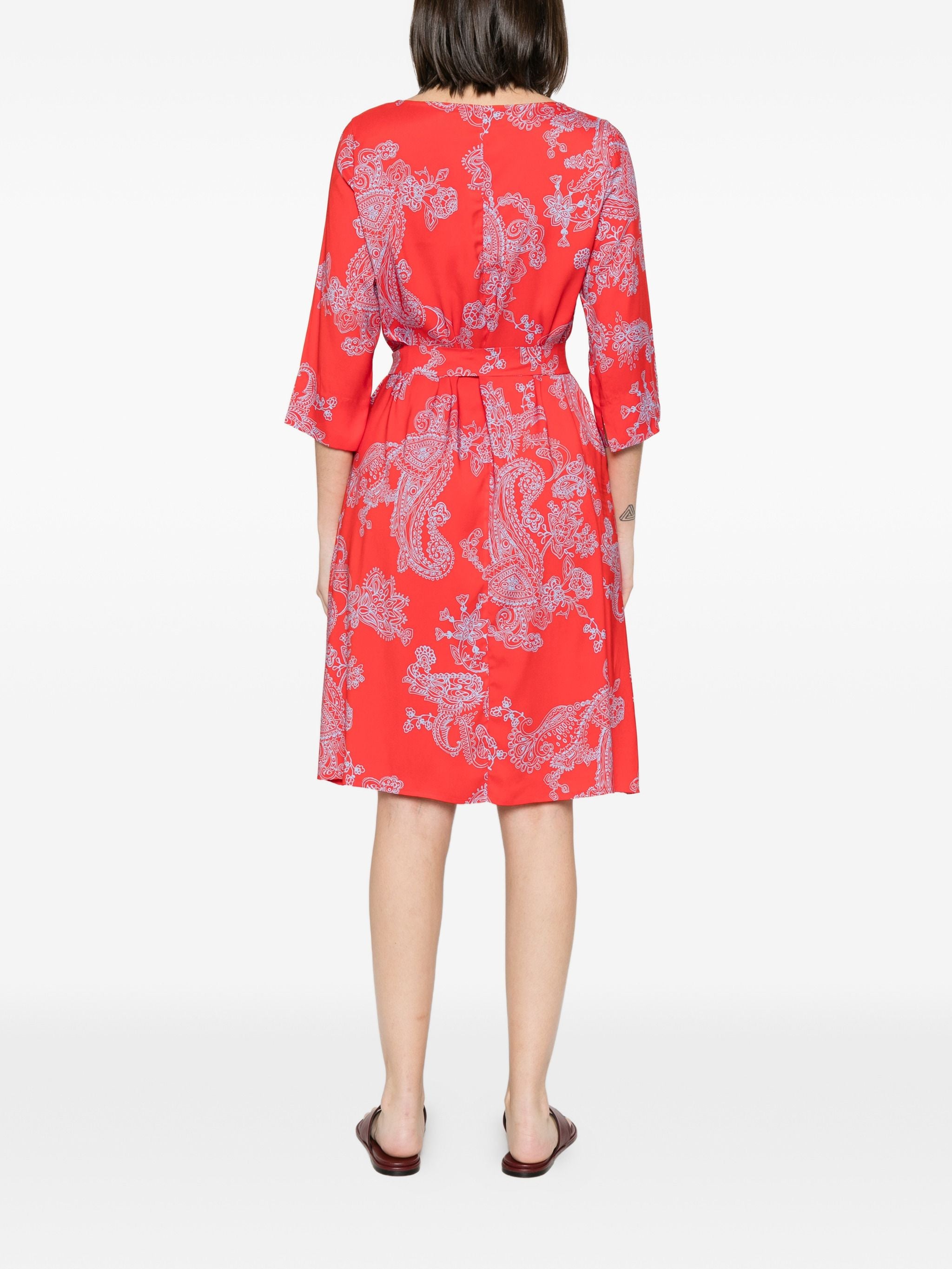 WHYCI MILANO PAISLEY DRESS