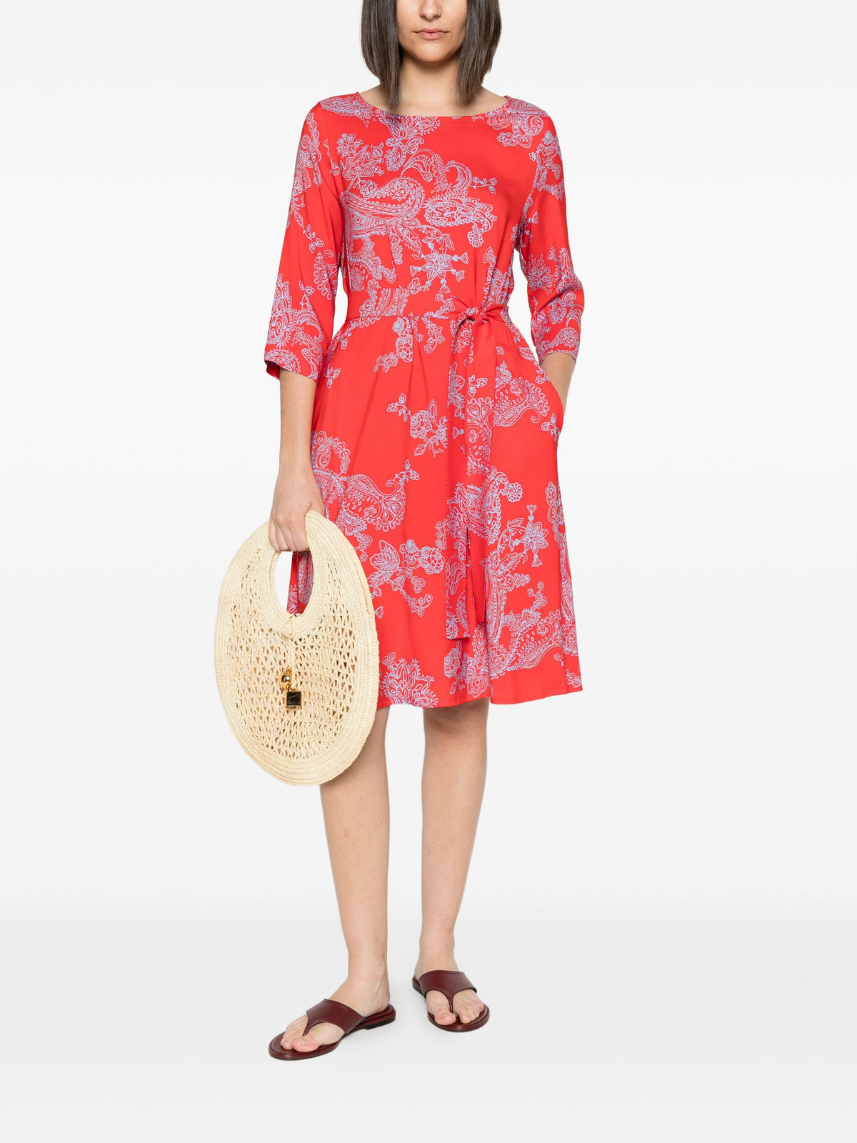 WHYCI MILANO PAISLEY DRESS