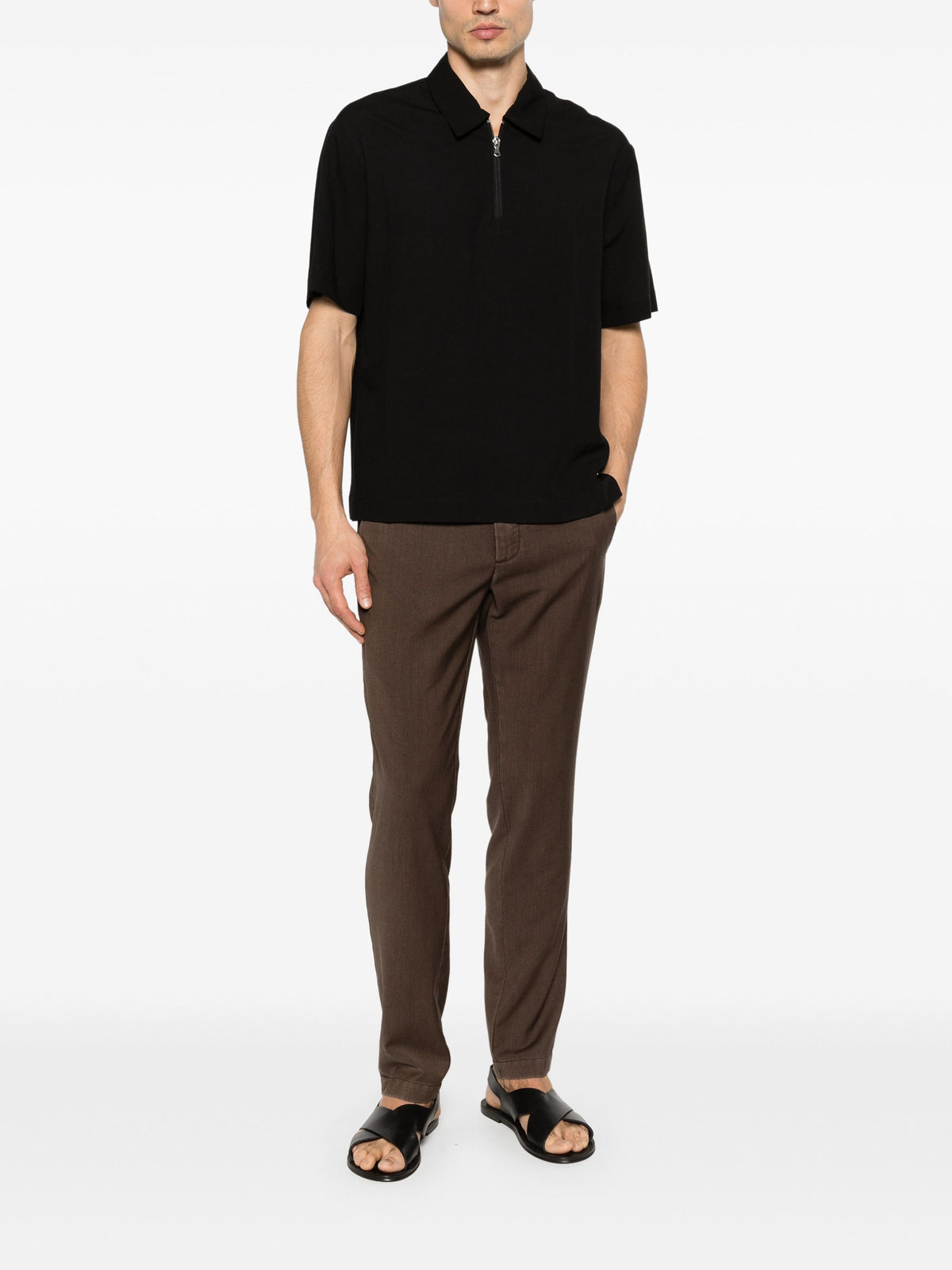 AROVESCIO POLO ZIP
