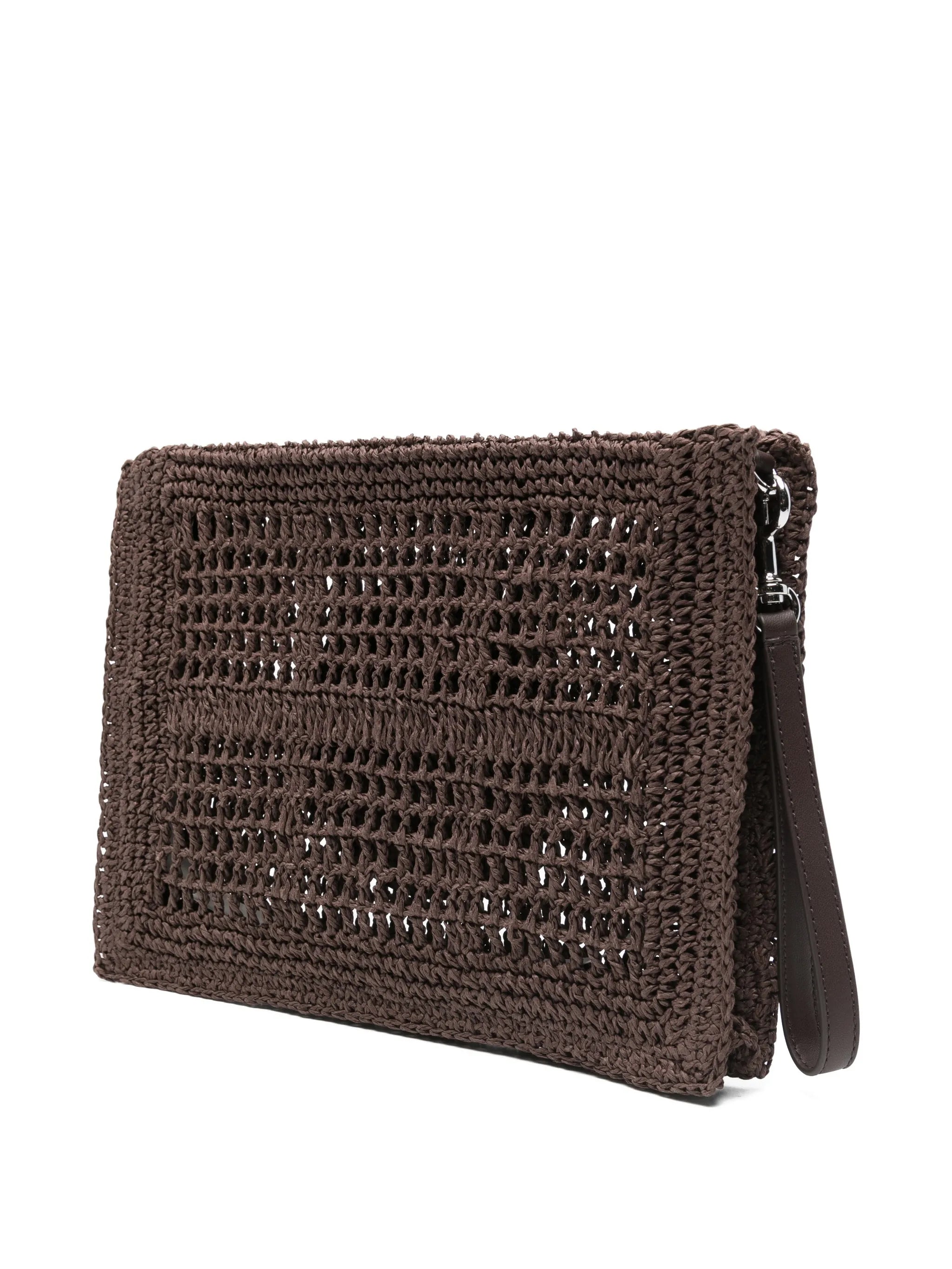 TORY BURCH ELLA HAND-CROCHETED POUCH
