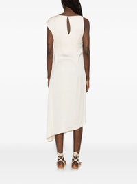 PESERICO AUREA DRAPED DRESS
