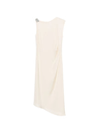 PESERICO AUREA DRAPED DRESS
