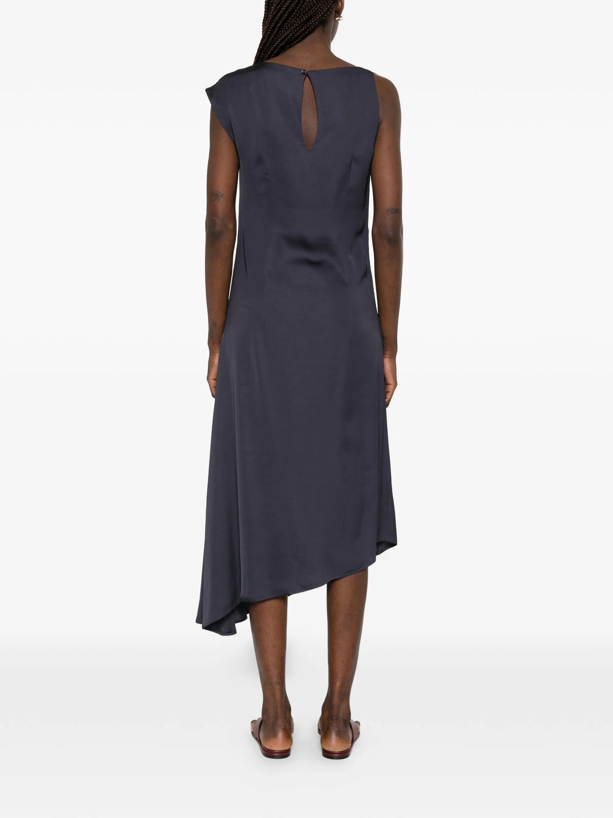 PESERICO AUREA DRAPED DRESS