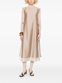 PESERICO AUREA ORGANZA DRESS