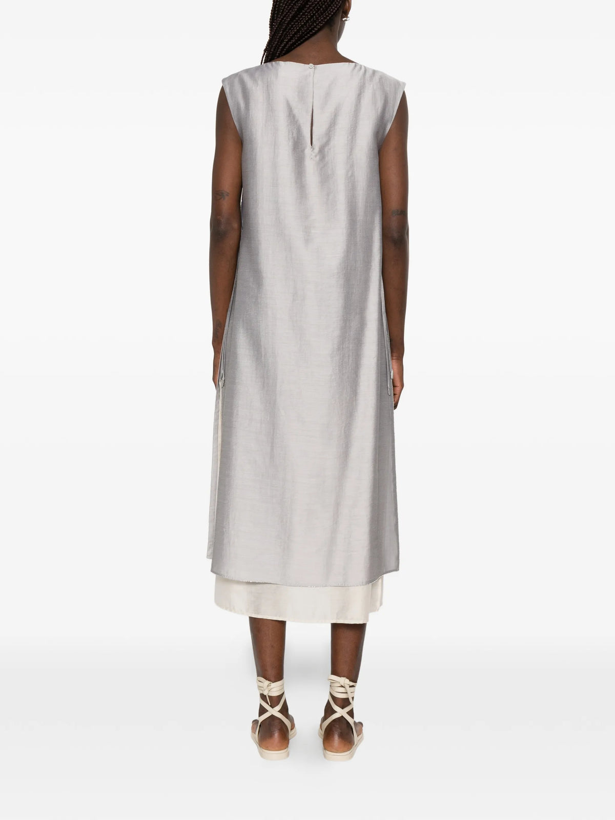PESERICO AUREA ORGANZA DRESS