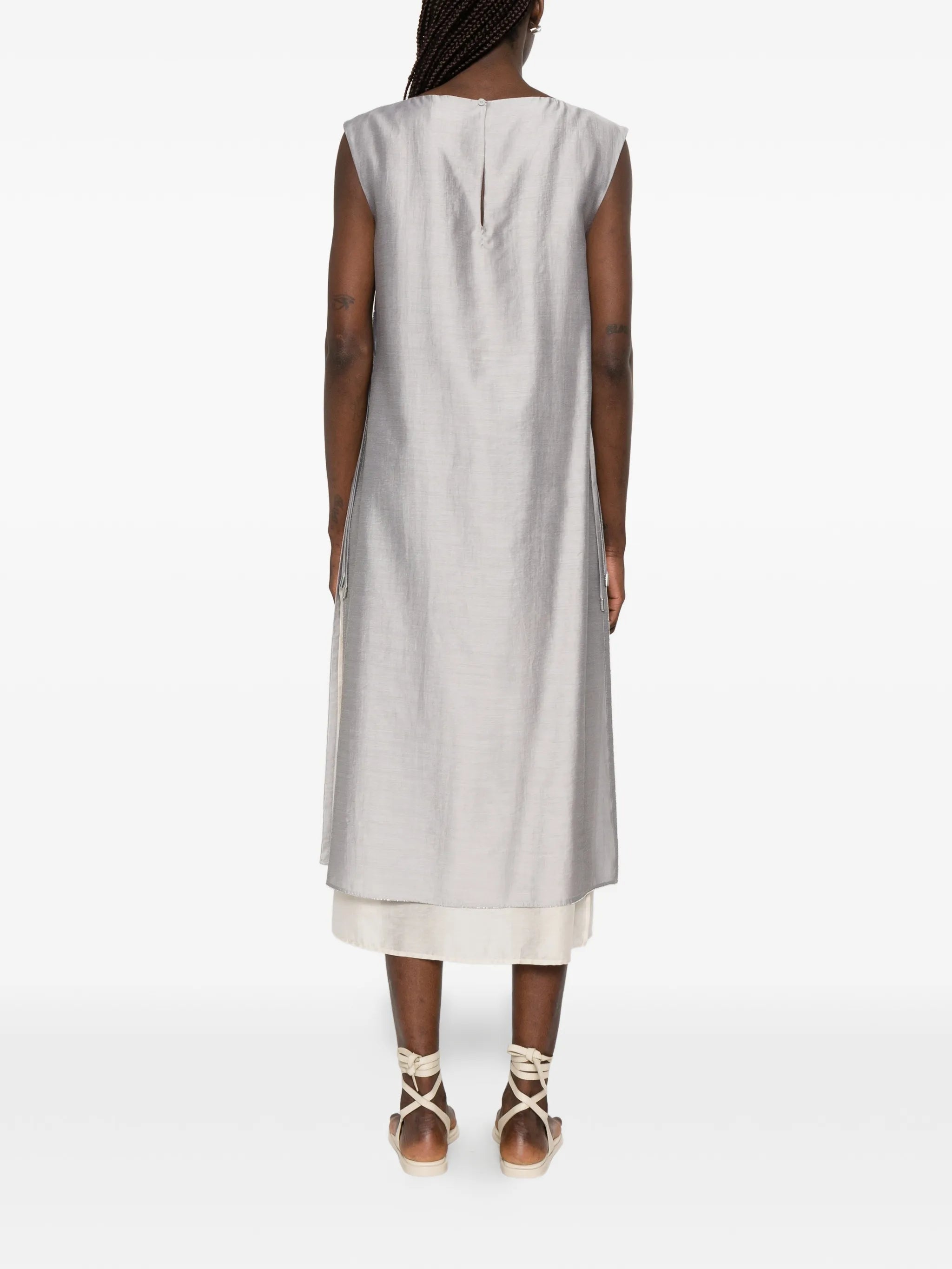 PESERICO AUREA ORGANZA DRESS