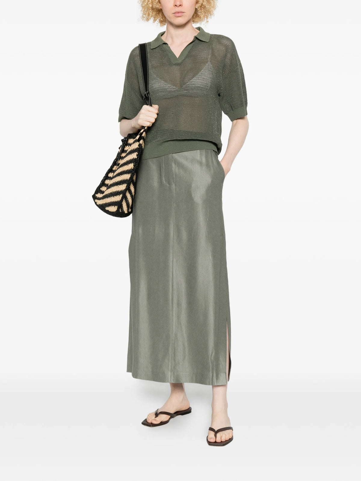 PESERICO SIGN MIDI SKIRT
